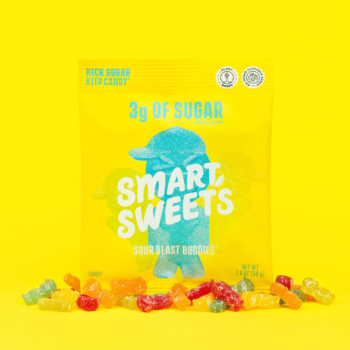 SmartSweets Sour Blast Buddies pack of 12 ready for party favors or sharing