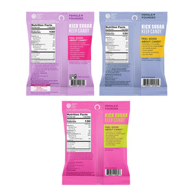 SmartSweets Sourmelon Bites pack: tangy flavor with up to 92% less sugar per 50g.