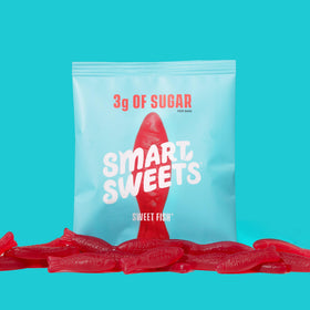 SmartSweets Sweet Fish lunchbox snack, bright flavor in a portable pouch