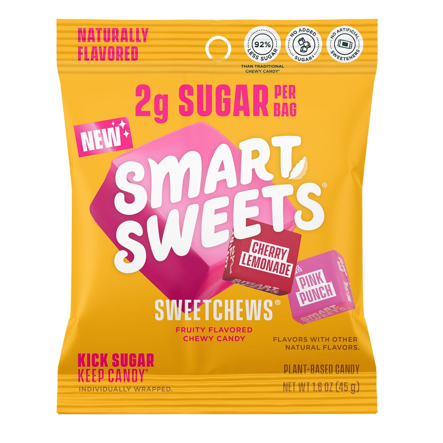 SmartSweets SweetChews 14-pack, low sugar candy for mindful snacking.