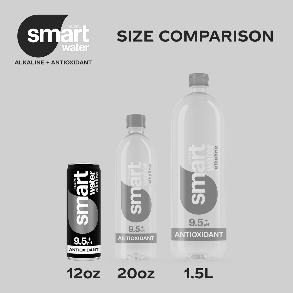 Smartwater can being poured into glass shows crisp taste