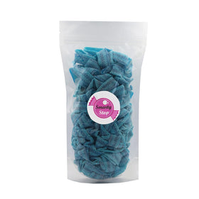 Smarty Stop Blueberry Sour Belts provide a bright, tangy snack for gatherings