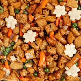 Smarty Stop Crunchy Oriental Rice Crackers 2lb pack with crisp texture, ideal as a snack.