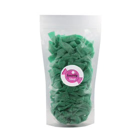 Smarty Stop Every Sour Belts Green Apple unwrap, ready for sharing at home