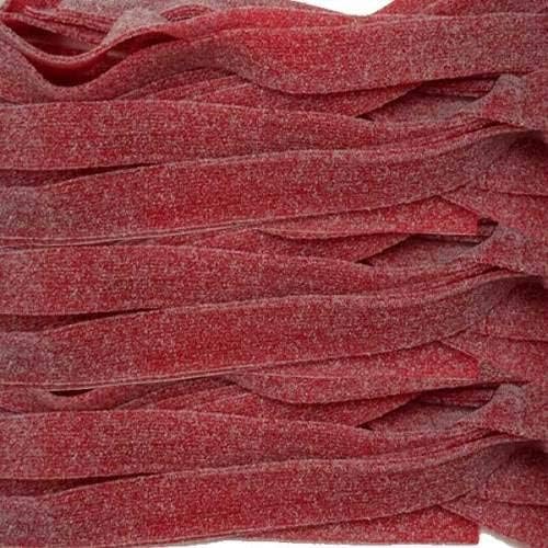 Smarty Stop Every Sour Belts close-up of tangy sugar glaze for bold snacking.
