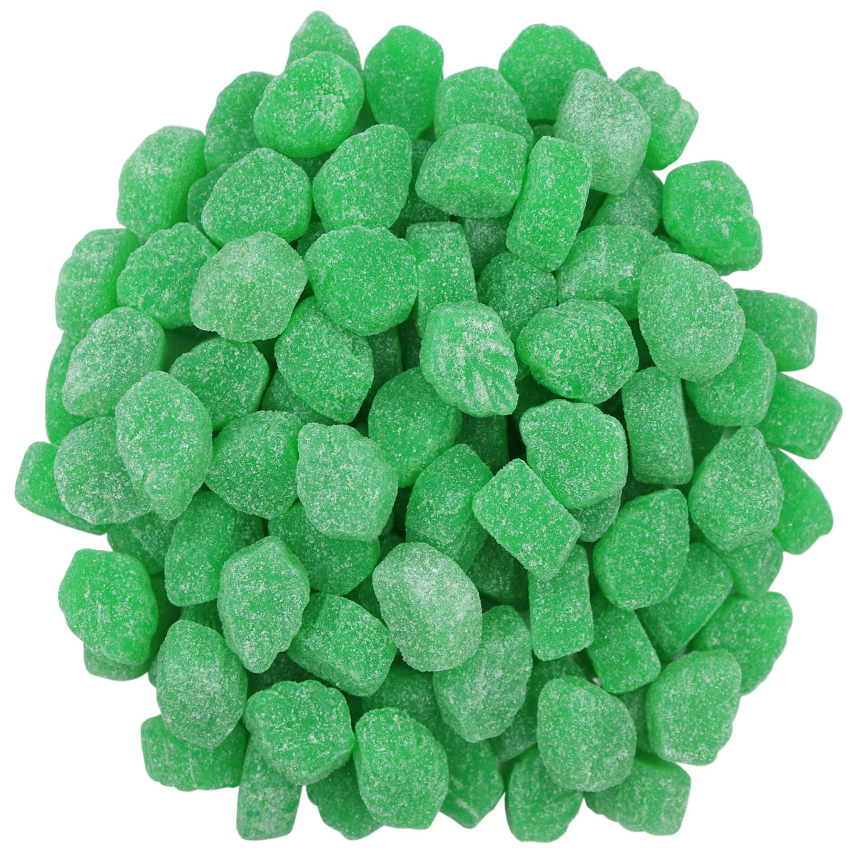 5 lb bulk bag of Smarty Stop green jelly slices ready for events.