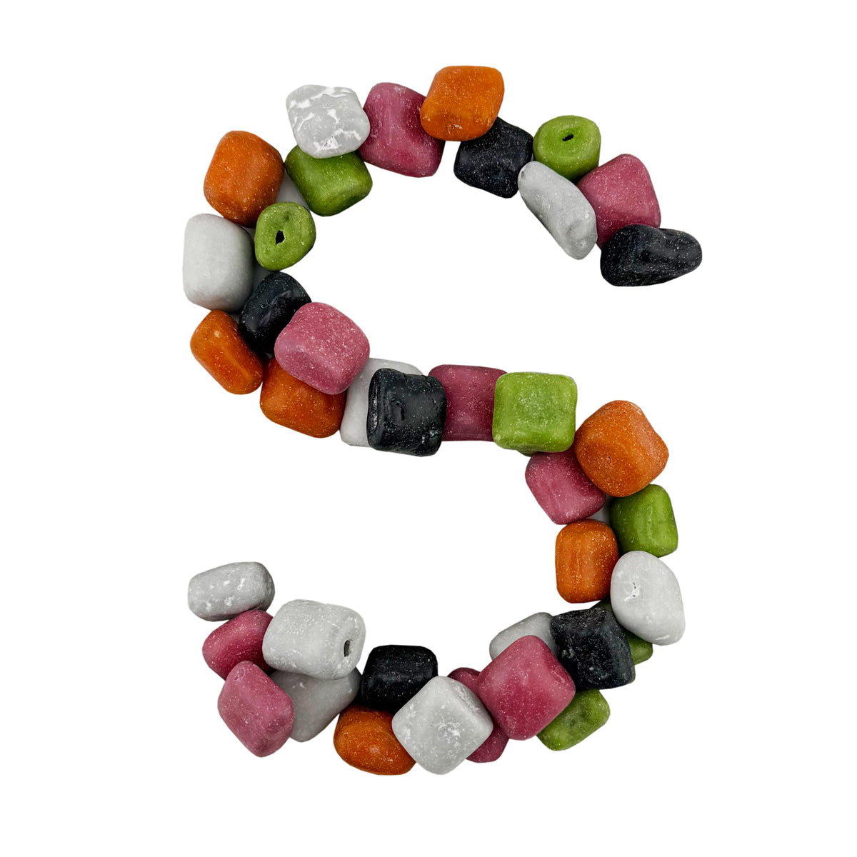Assorted colors of Smarty Stop Hollows licorice candies
