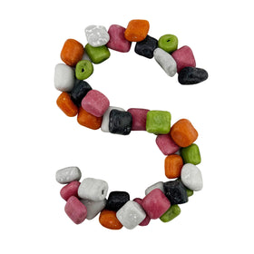 Assorted colors of Smarty Stop Hollows licorice candies