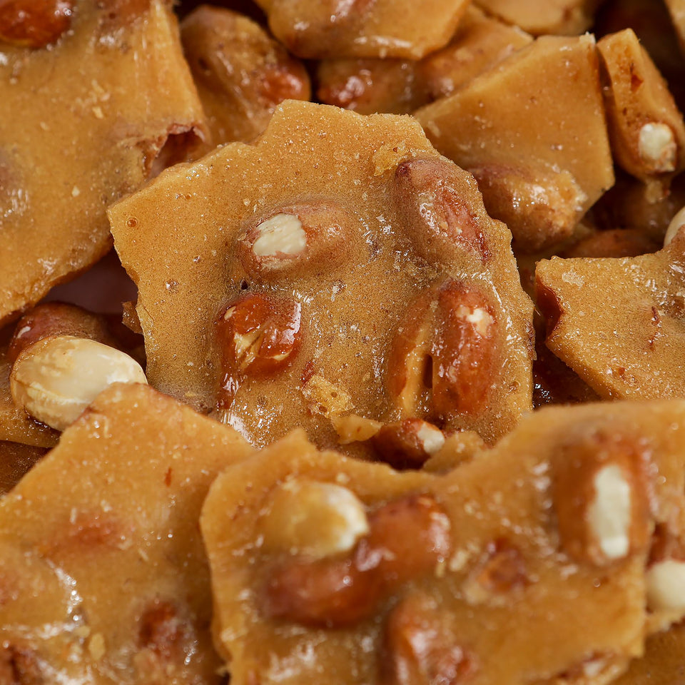 Smarty Stop home style peanut brittle 2 lb pack ready for sharing and gifting