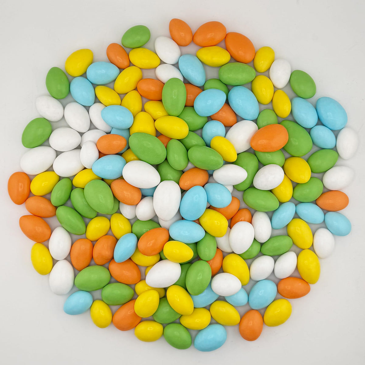 Bulk pack of Smarty Stop Jordan almonds for gatherings and platters