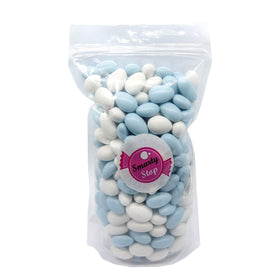 Smarty Stop Jordan Almonds candy bowl display enhances events with colorful snacks.