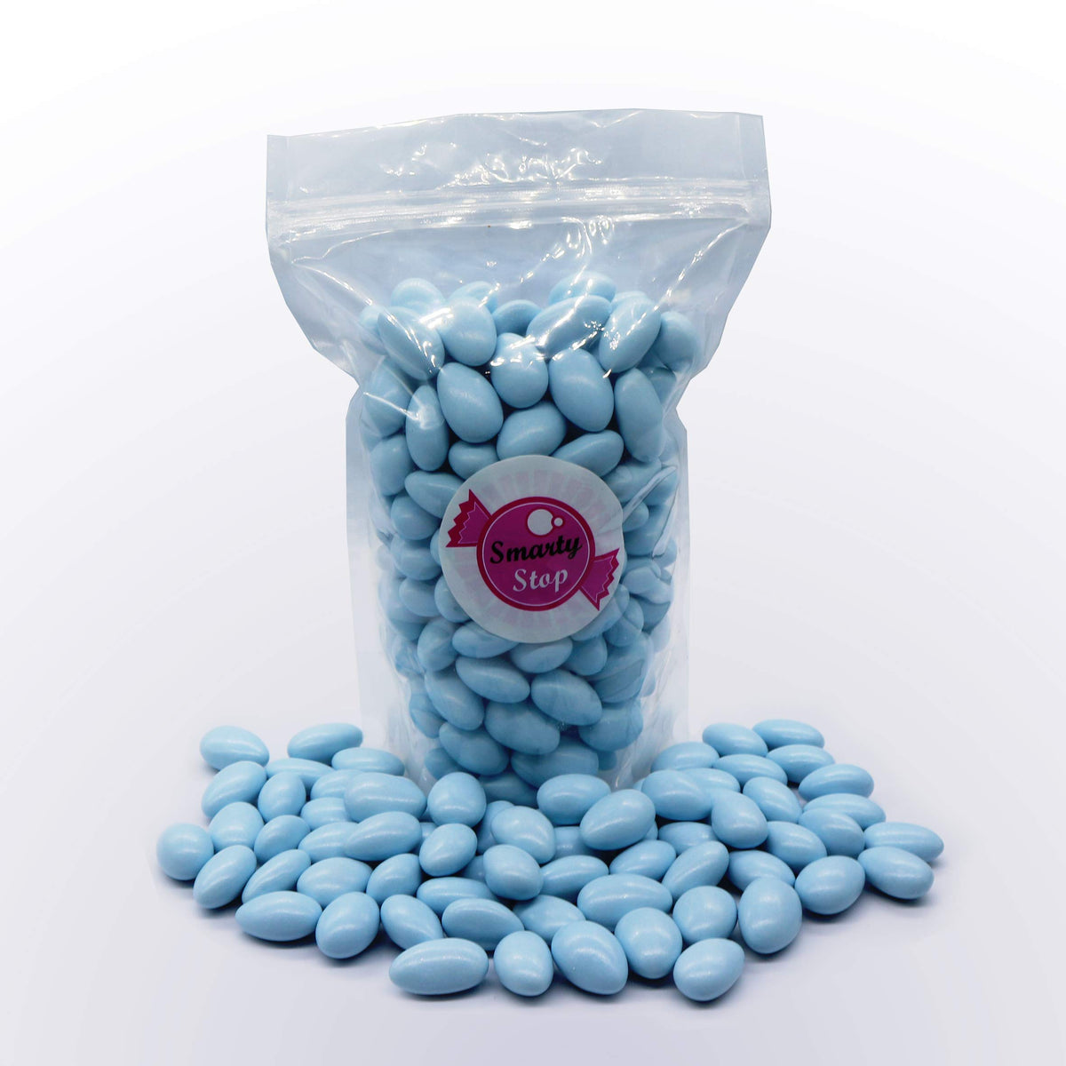 Jordan almonds with pastel multicolor shells, ideal for candy bowls and gifting.