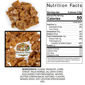 Resealable bag keeps Smarty Stop brittle fresh between snacking moments