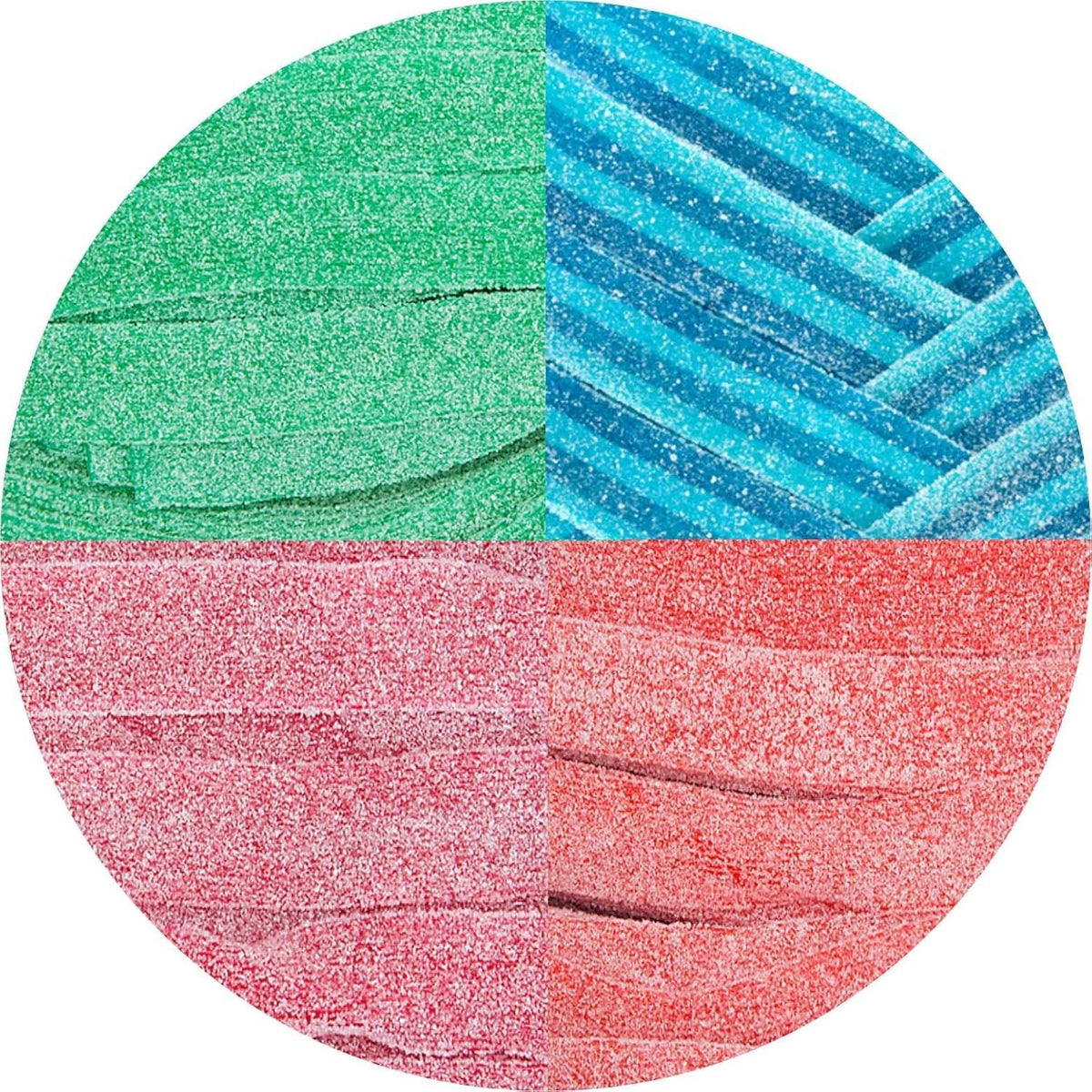 Smarty Stop Sour Every Flavor gummy belts pack shot with assorted colors