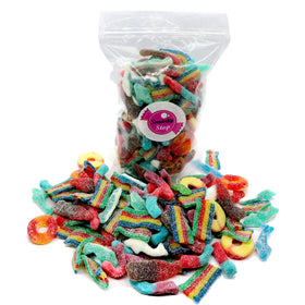 Smarty Stop sour mix gummies assortment highlights variety of fruit flavors for every taste.