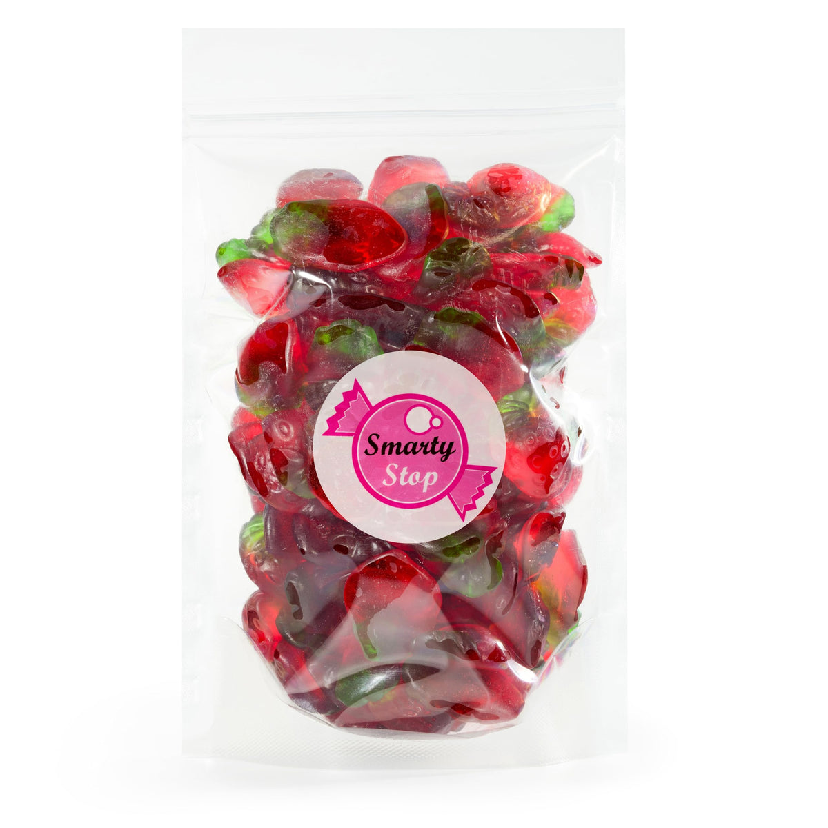 Smarty Stop Strawberry Gummies lunchbox friendly treat for school days and picnics.