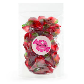 Smarty Stop Strawberry Gummies lunchbox friendly treat for school days and picnics.