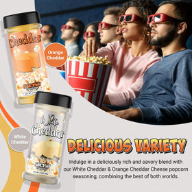 Smash Seasonings two-pack cheddar blend versatile for popcorn fries and snacks