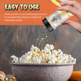 Smash Seasonings White Cheddar Powder on macaroni and cheese enhances creamy cheesiness.