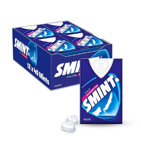 Smint dental mint flavour 8g box delivering sugar-free freshness for the whole day.