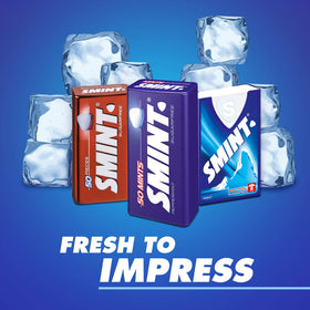 Smint Mints Peppermint on desk for a quick freshness boost