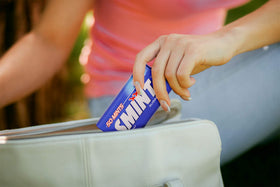 Smint Mints Peppermint pack tray display showing bulk freshness at home