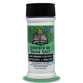 Smoke n Sanity Essence of Onion Salt front label highlighting onion flavor for meals.