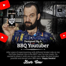 Smoke Trails BBQ brisket rub on brisket during smoke for enhanced flavor