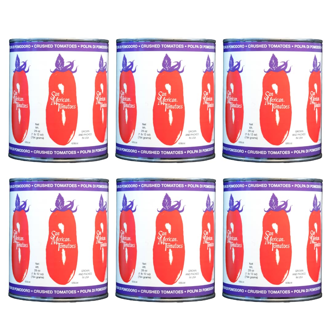 SMT San Merican Tomato crushed tomatoes 28oz can for smooth, flavorful sauces
