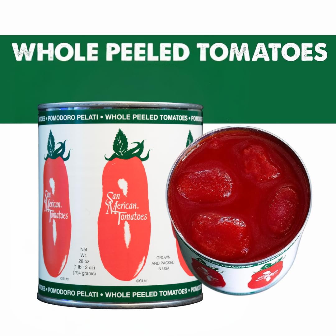 SMT San Merican Tomato pack6 tomatoes in can closeup signaling reliable kitchen prep.