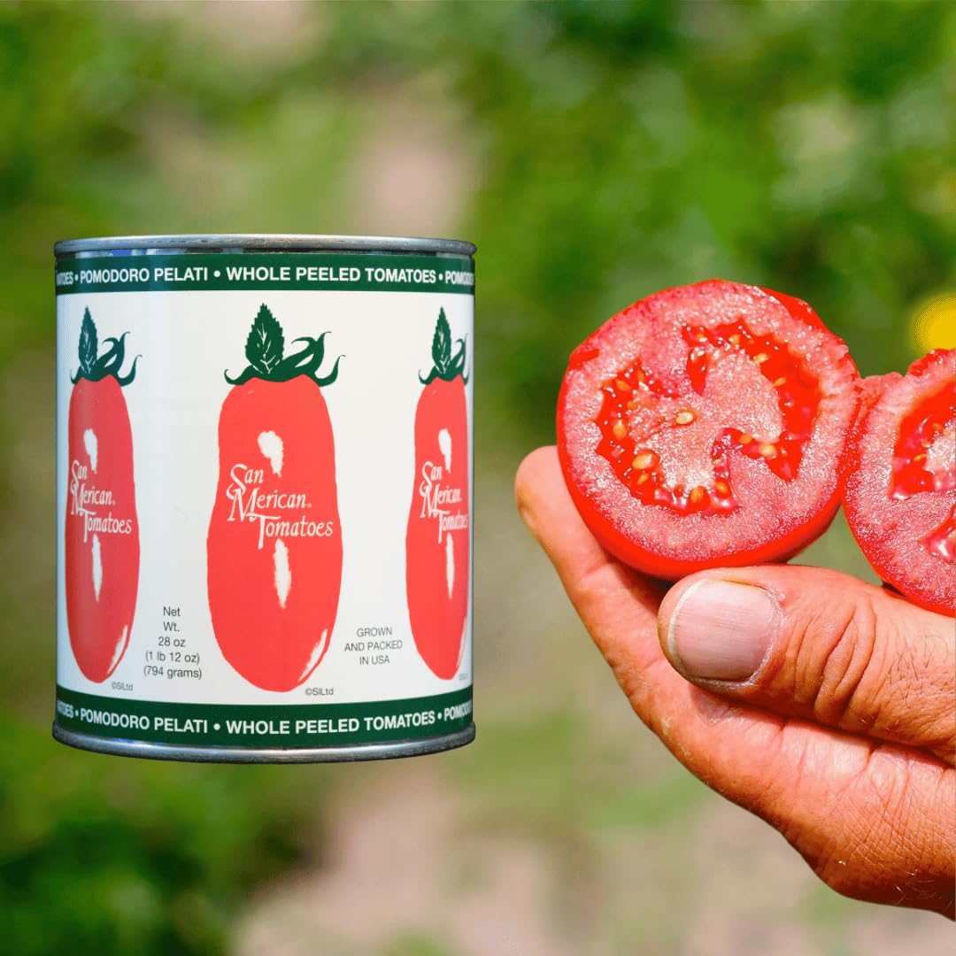 SMT San Merican Tomato can on shelf signals dependable quality for cooking.