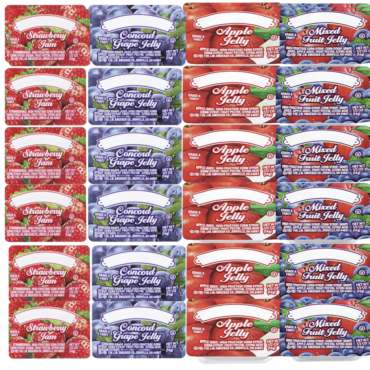 Smucker's Apple jelly cup 0.5 oz for quick, mess-free breakfasts