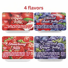 Smucker's Concord Grape jelly cup 0.5 oz ideal for cafe service