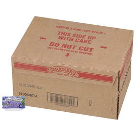 Smucker's Concord Grape Jelly cups in bulk, ideal for quick breakfast buffets.