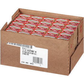 Smucker's Concord grape jelly half-ounce cups packaging for table display.
