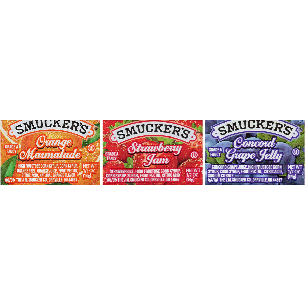 Smucker's Grape Jelly cups offer quick on-the-go breakfast versatility.