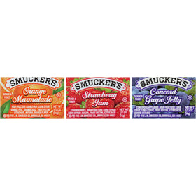 Smucker's Grape Jelly cups offer quick on-the-go breakfast versatility.