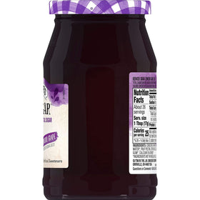 Smucker's Low Sugar Concord Grape Jelly on toast for a quick breakfast.