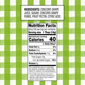 Smucker's natural grape spread ideal for smoothies and vinaigrettes with clean flavor.