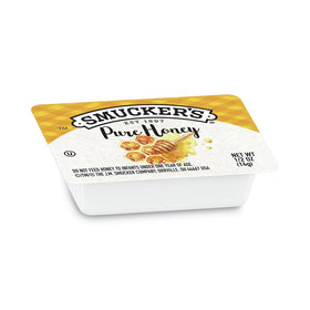Smucker's Pure Honey table-top caddy-fit cups simplify self-serve beverages.