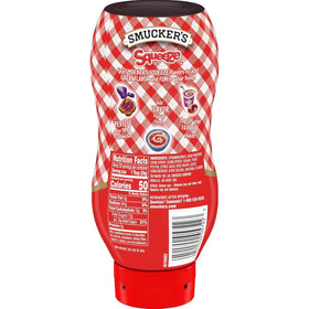 Smucker's Squeeze Strawberry table service illustrates quick, clean spreads at breakfast.