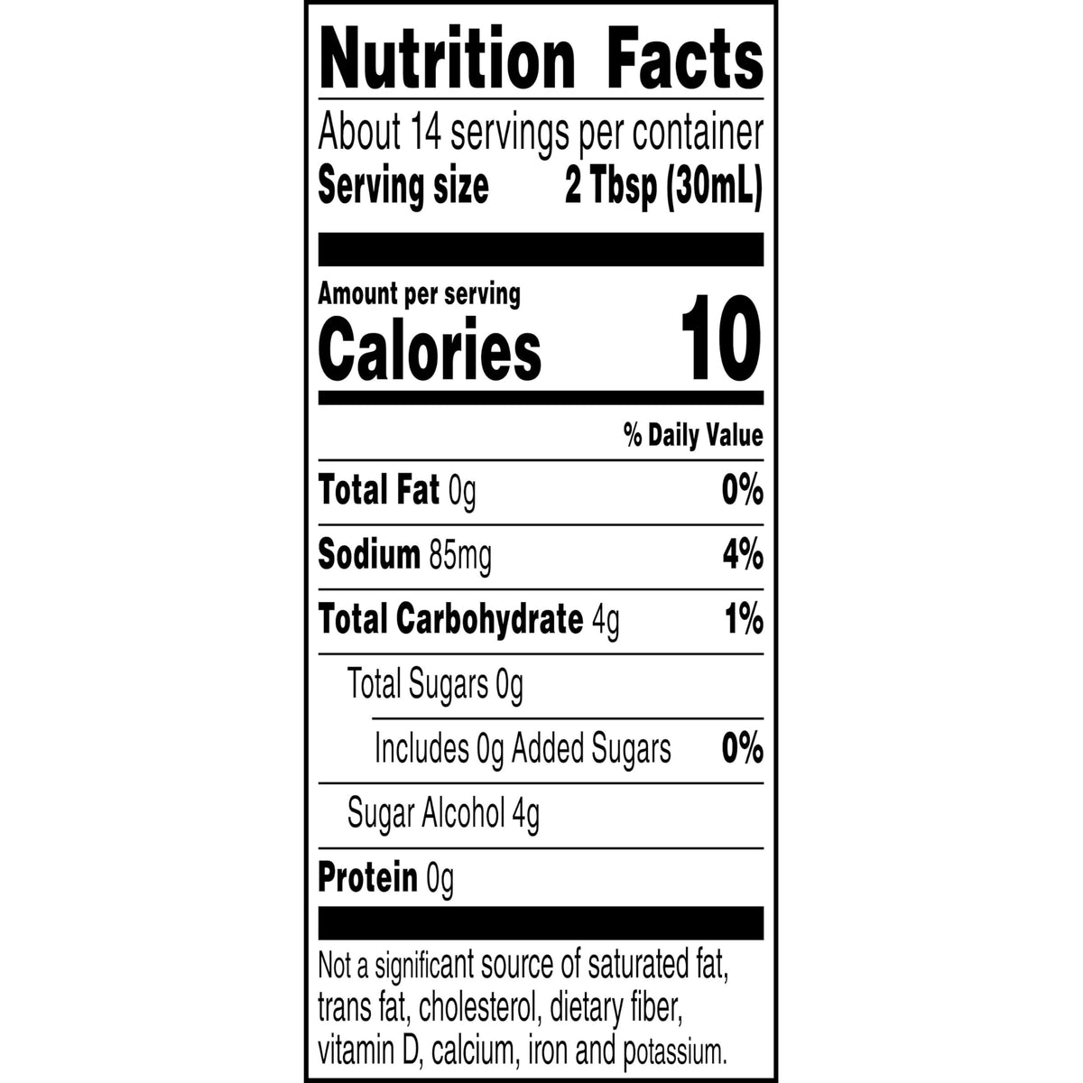 Smucker's Sugar Free Breakfast Syrup kitchen setup with open bottle.