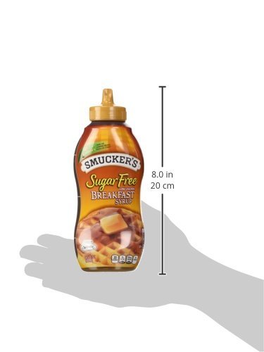 Smucker's Sugar Free Breakfast Syrup nutrition label for quick comparison.