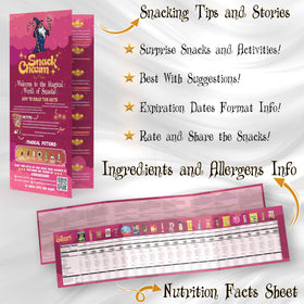 Snack Charm by Vera global snacks pack, ideal for tasting sessions with friends.
