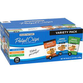 Snack Factory Pretzel Crisps Kitchen Pantry Staple: easy to store, ready for snacking.