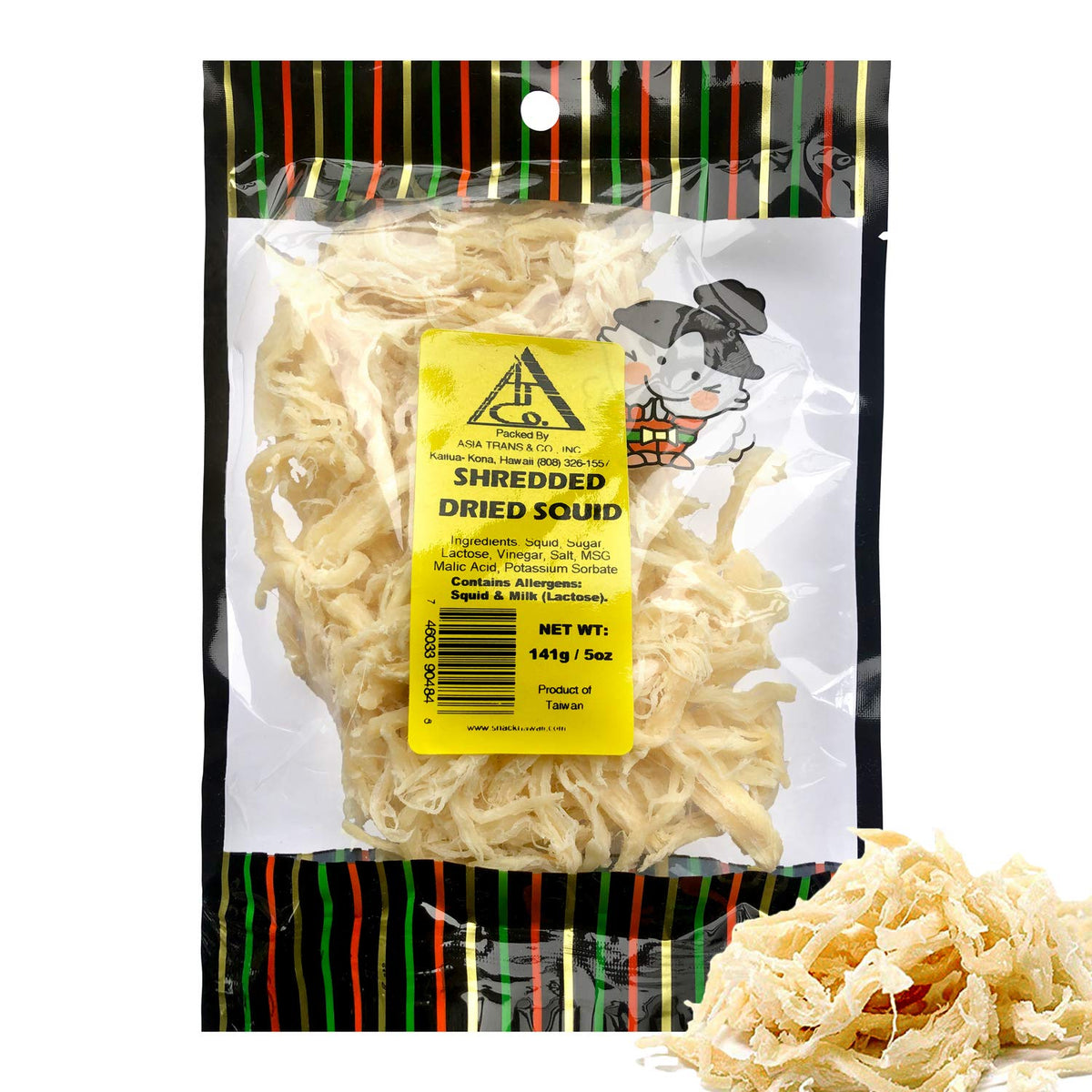 Snack Hawaii Saki Ika bag ready for on-the-go snacking
