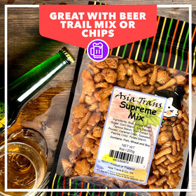 Kona, Hawaii origin packaging emphasizes island-made quality of the snack.