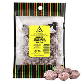Snack Hawaii Li Hing Mui crack seed plums pack-shot highlights convenient, flavorful Hawaiian snack