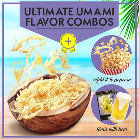 Snack Hawaii Saki Ika 5 oz gift bag on display
