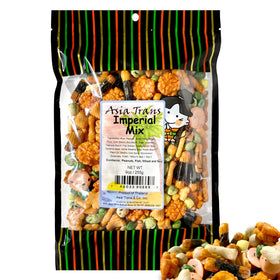 Snack Hawaii Traditional Imperial Mix Arare crackers with soy glaze—beach-ready snack.